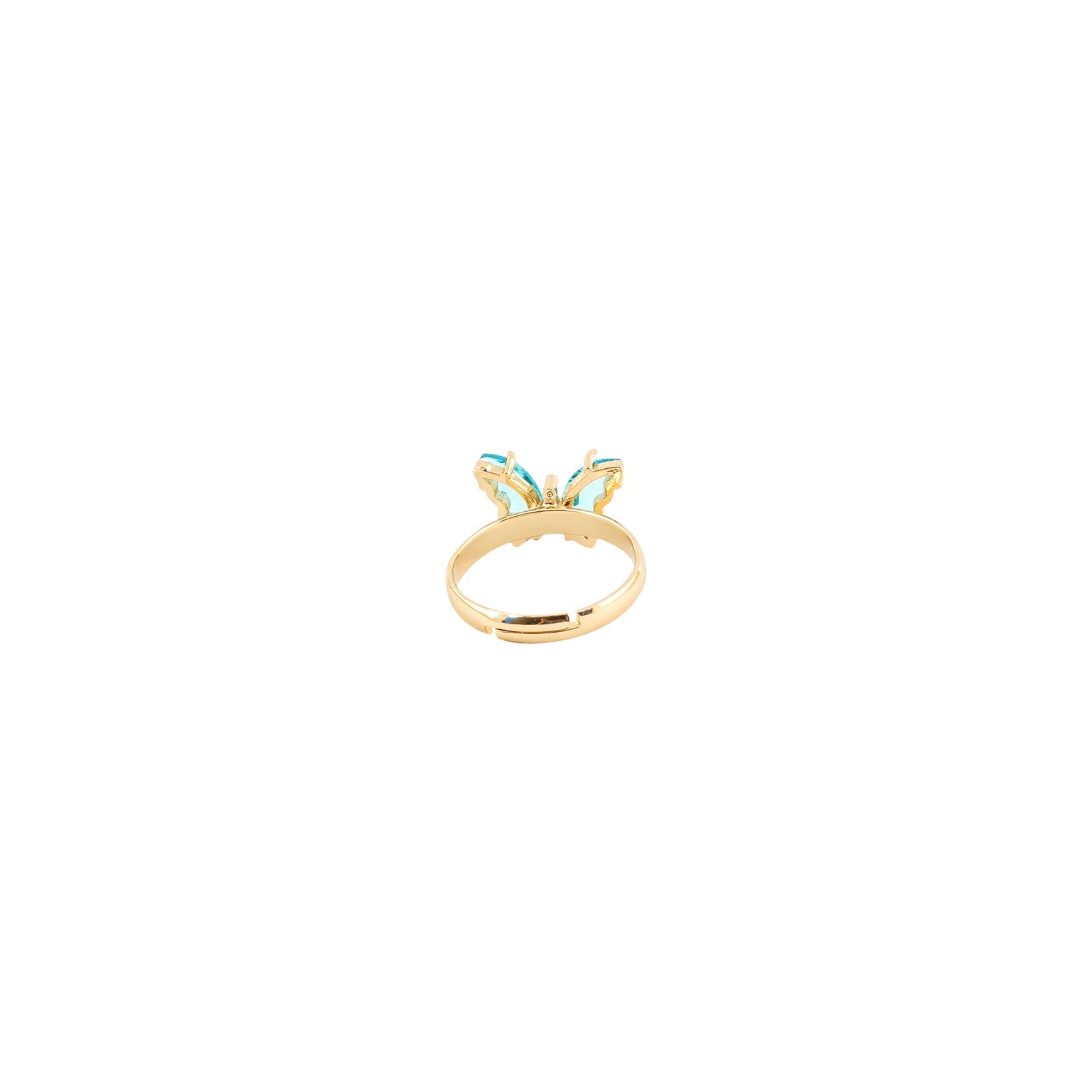 Mabel Butterfly Blue Stone Ring