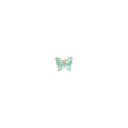 Mabel Butterfly Big Sky Blue Stone Ring