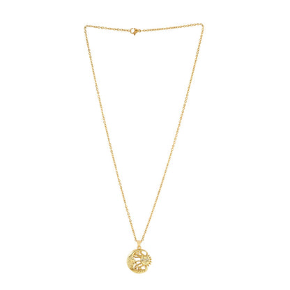 Magus Sun And Moon Gold Necklace