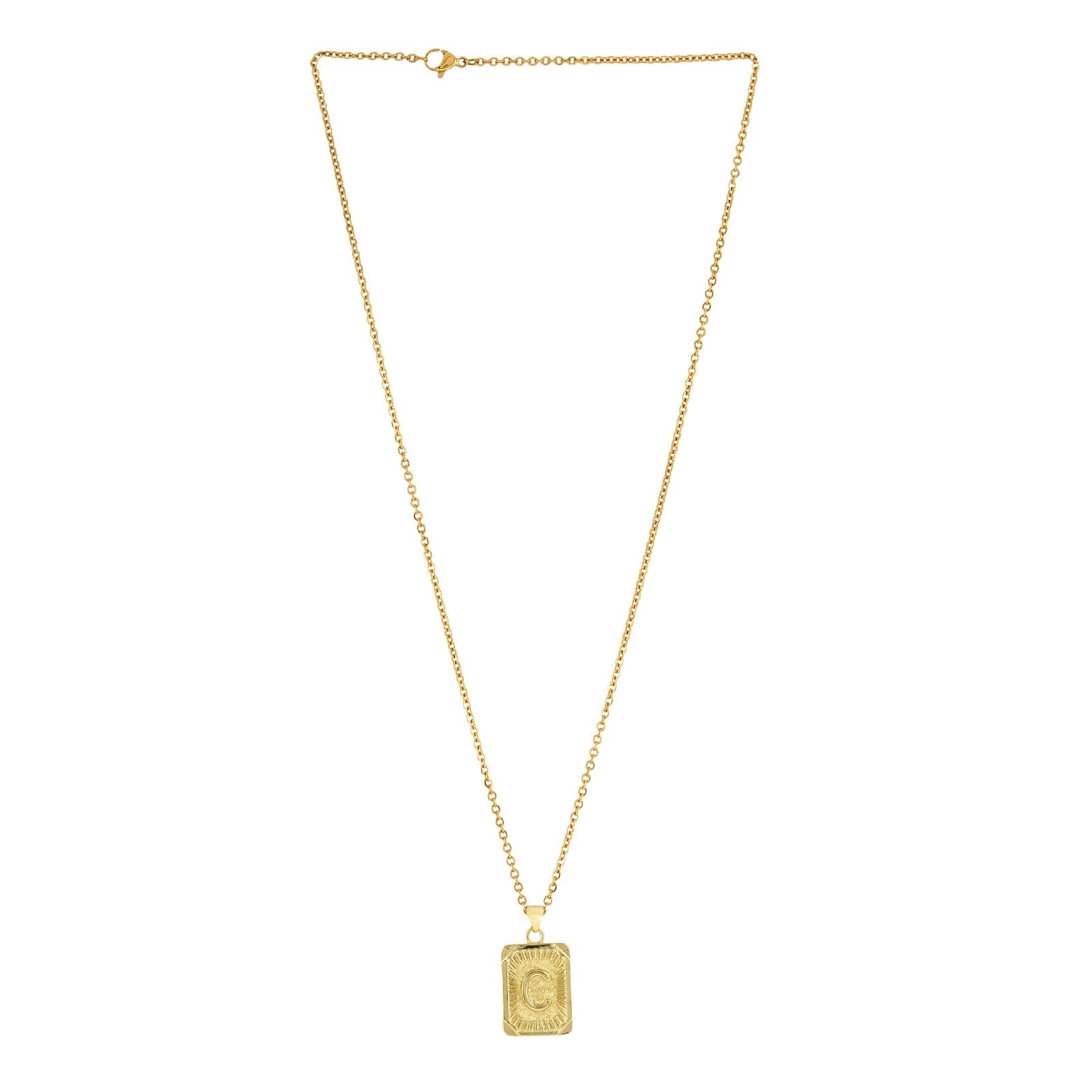 Daze Alphabet C Necklace