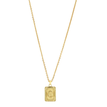 Daze Alphabet C Necklace