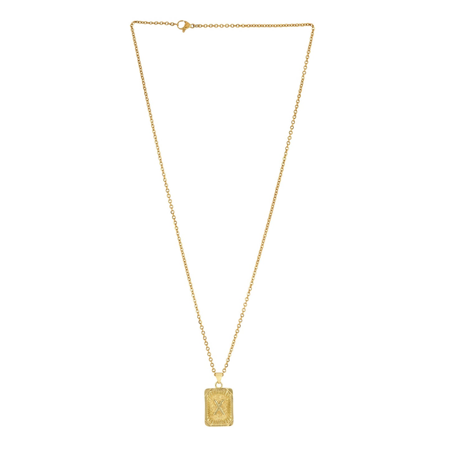 Daze Alphabet X Necklace