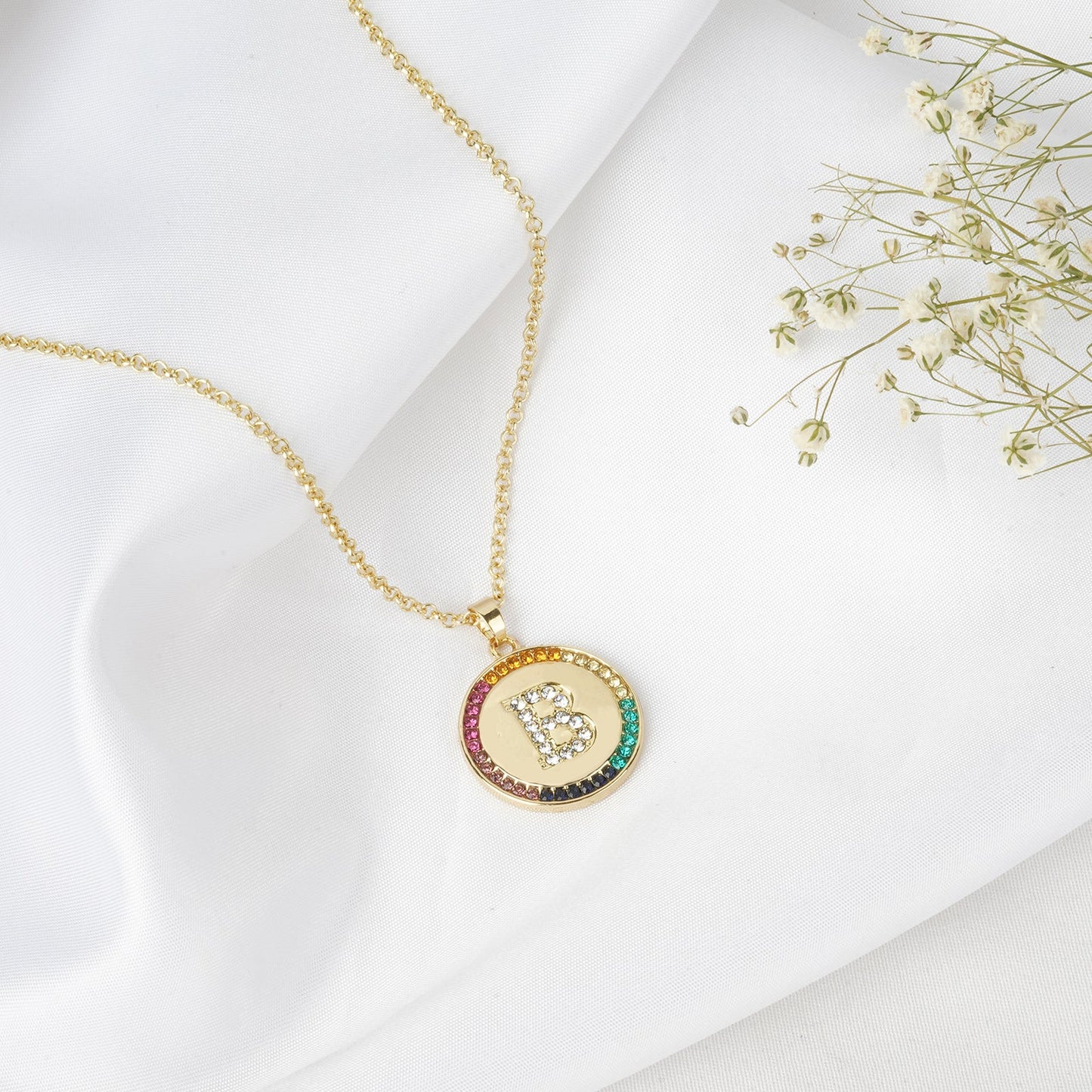 Starlet Alphabet B Necklace