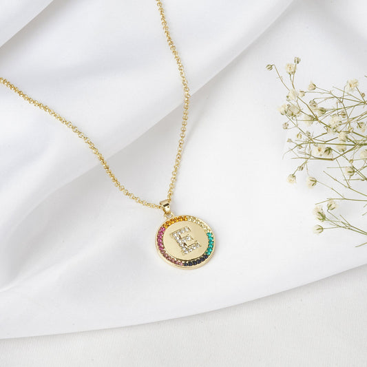 Starlet Alphabet E Necklace