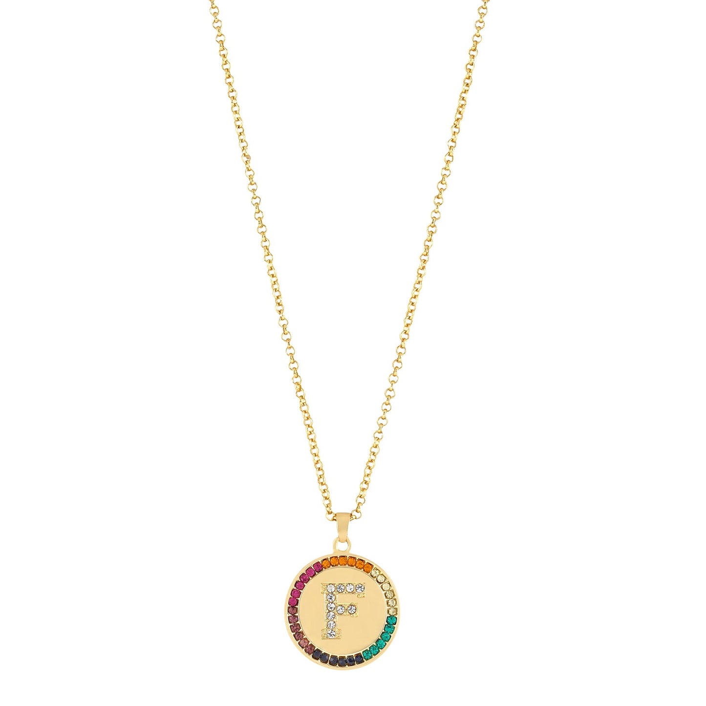 Starlet Alphabet F Necklace