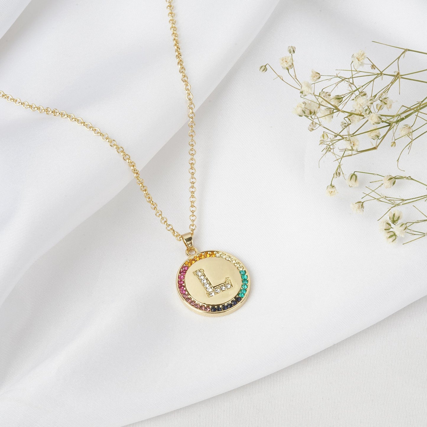 Starlet Alphabet L Necklace