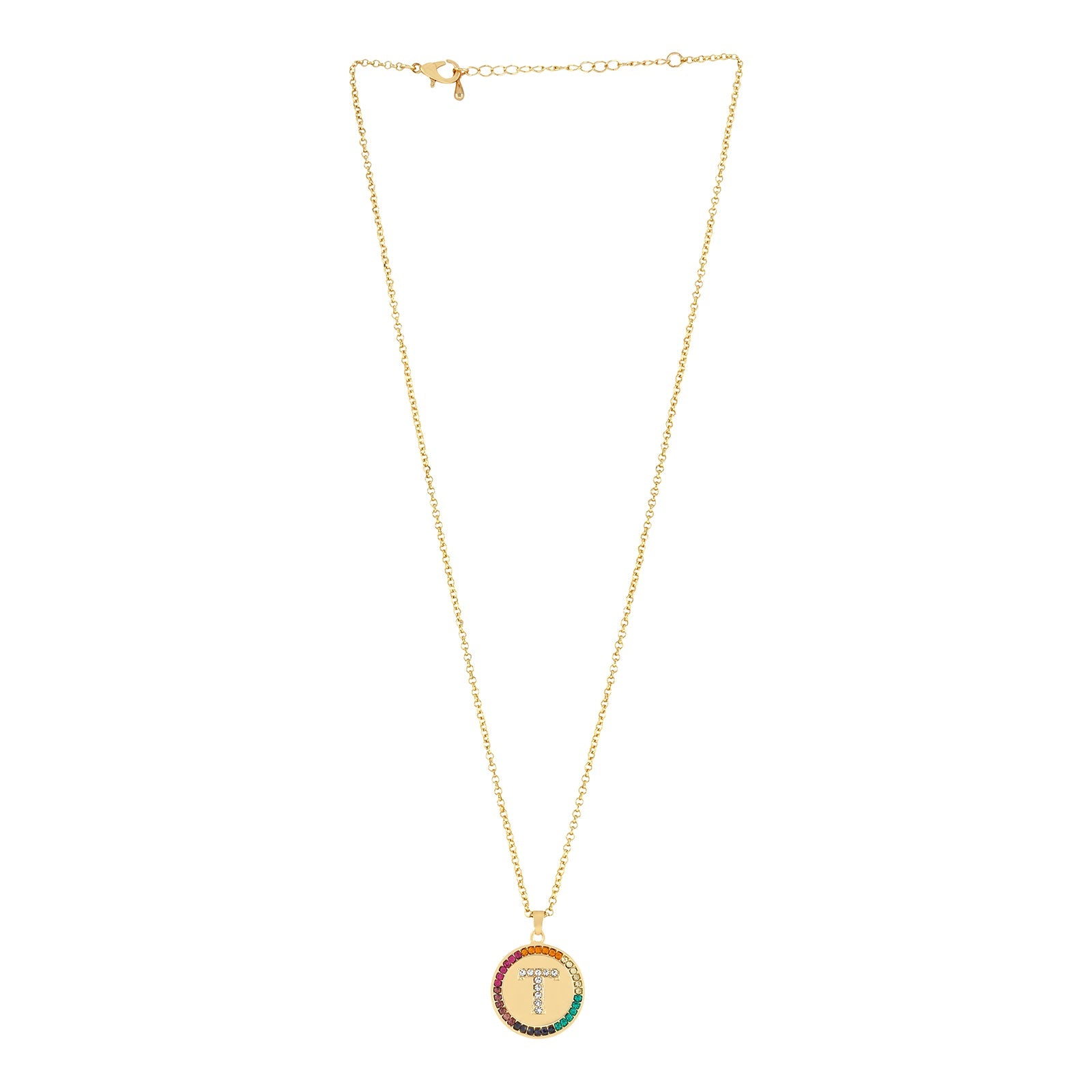 Starlet Alphabet T Necklace
