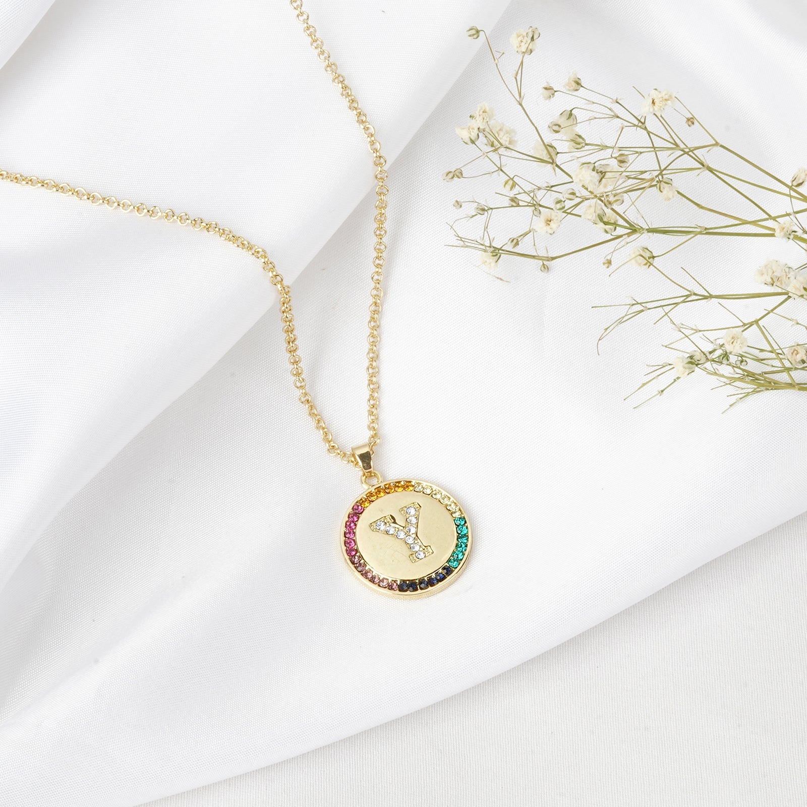 Starlet Alphabet Y Necklace