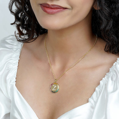 Starlet Alphabet Z Necklace