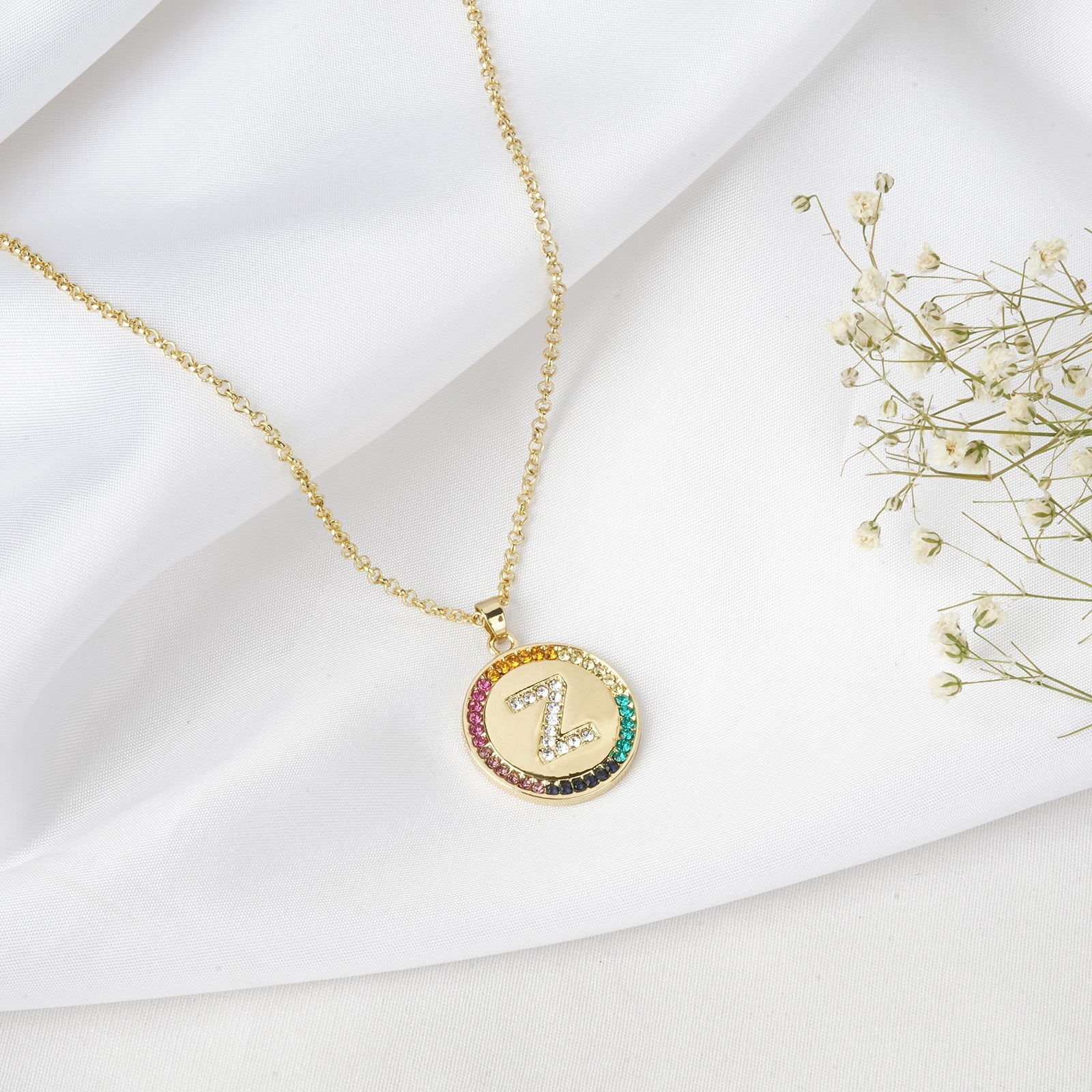 Starlet Alphabet Z Necklace