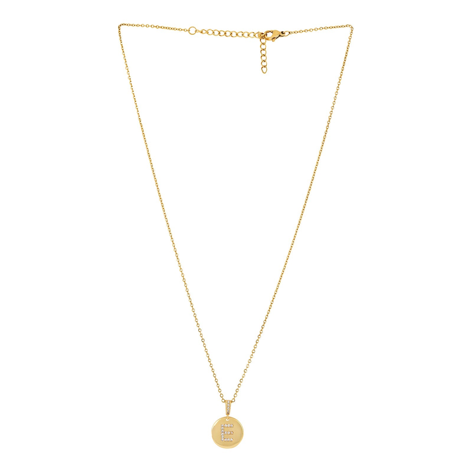 Silken Alphabet E Necklace
