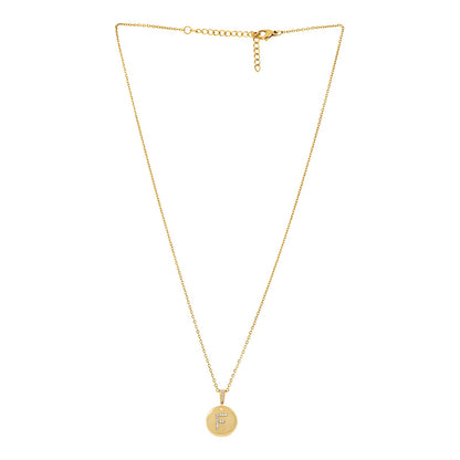 Silken Alphabet F Necklace
