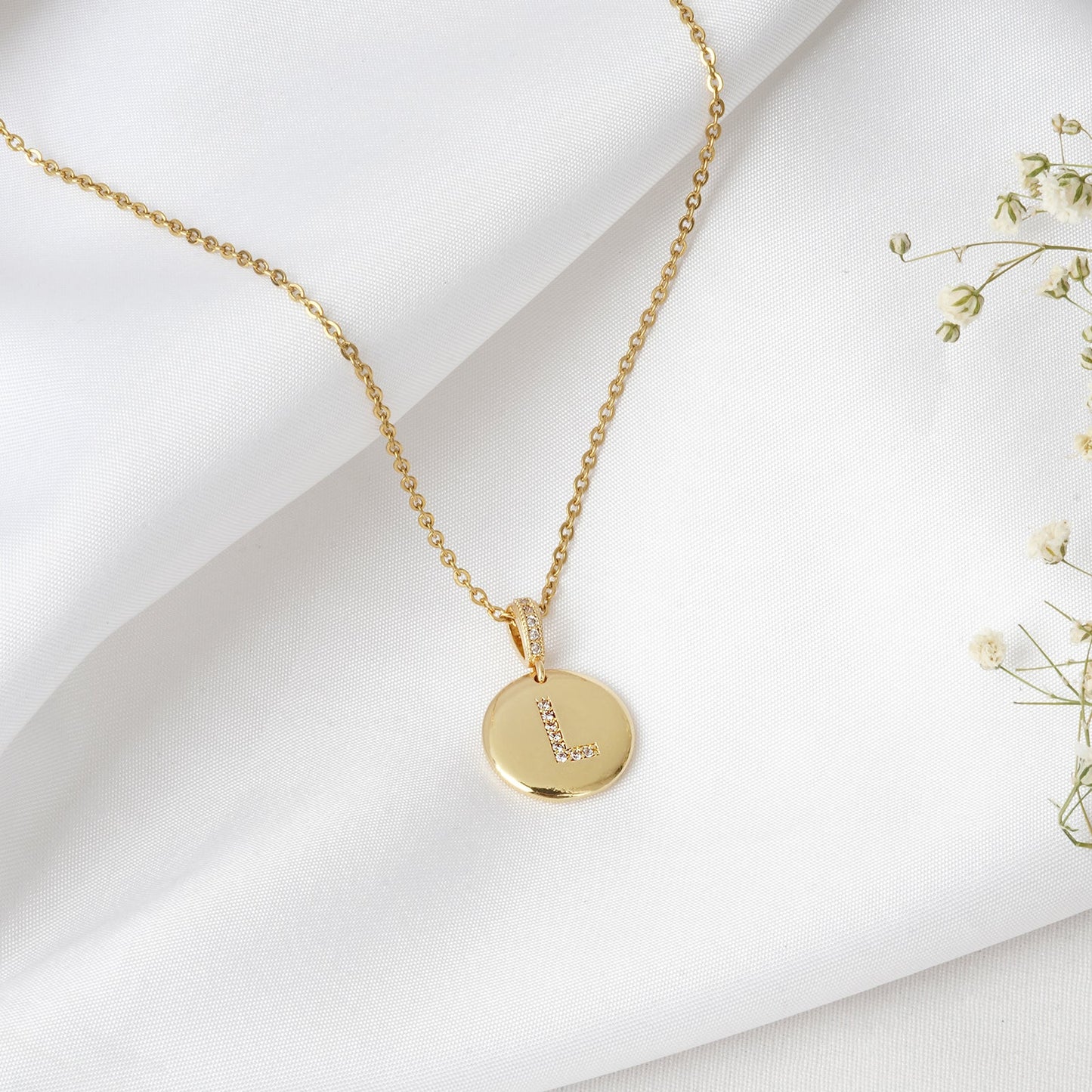 Silken Alphabet L Necklace