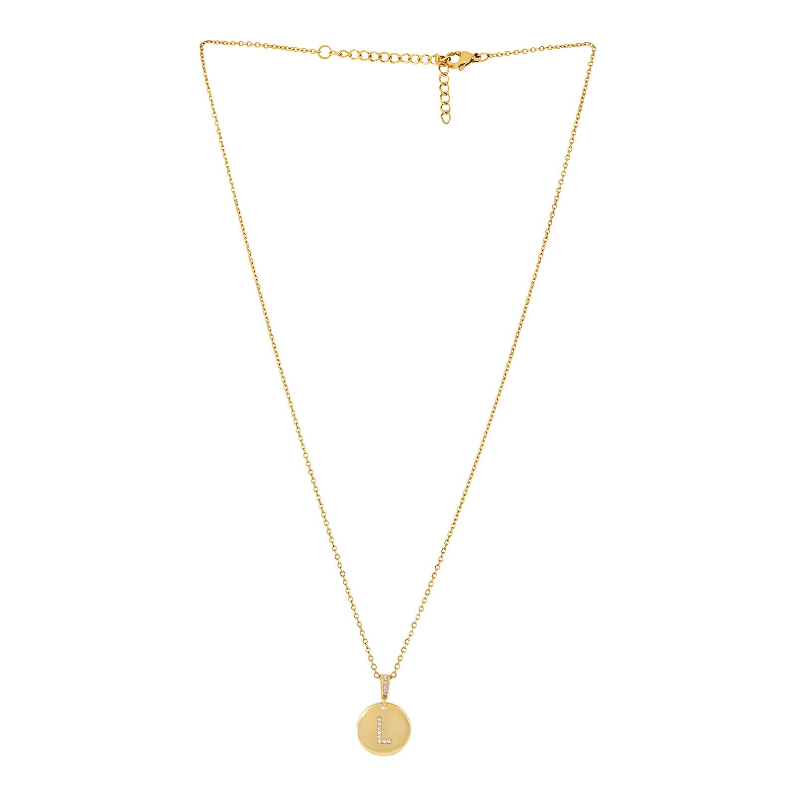 Silken Alphabet L Necklace