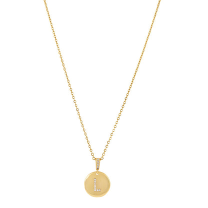 Silken Alphabet L Necklace