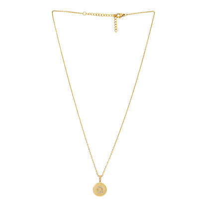 Silken Alphabet Q Necklace