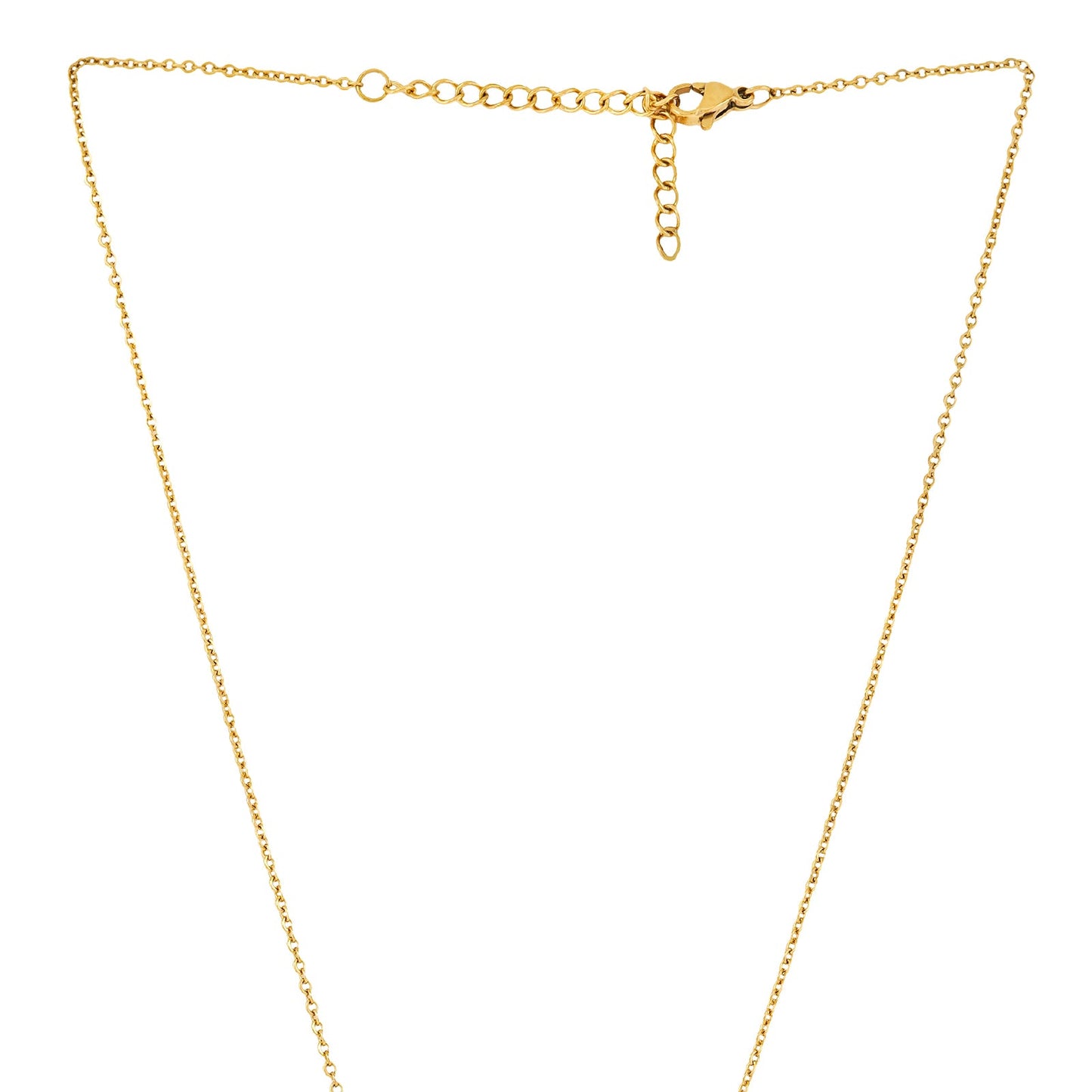 Silken Alphabet X Necklace