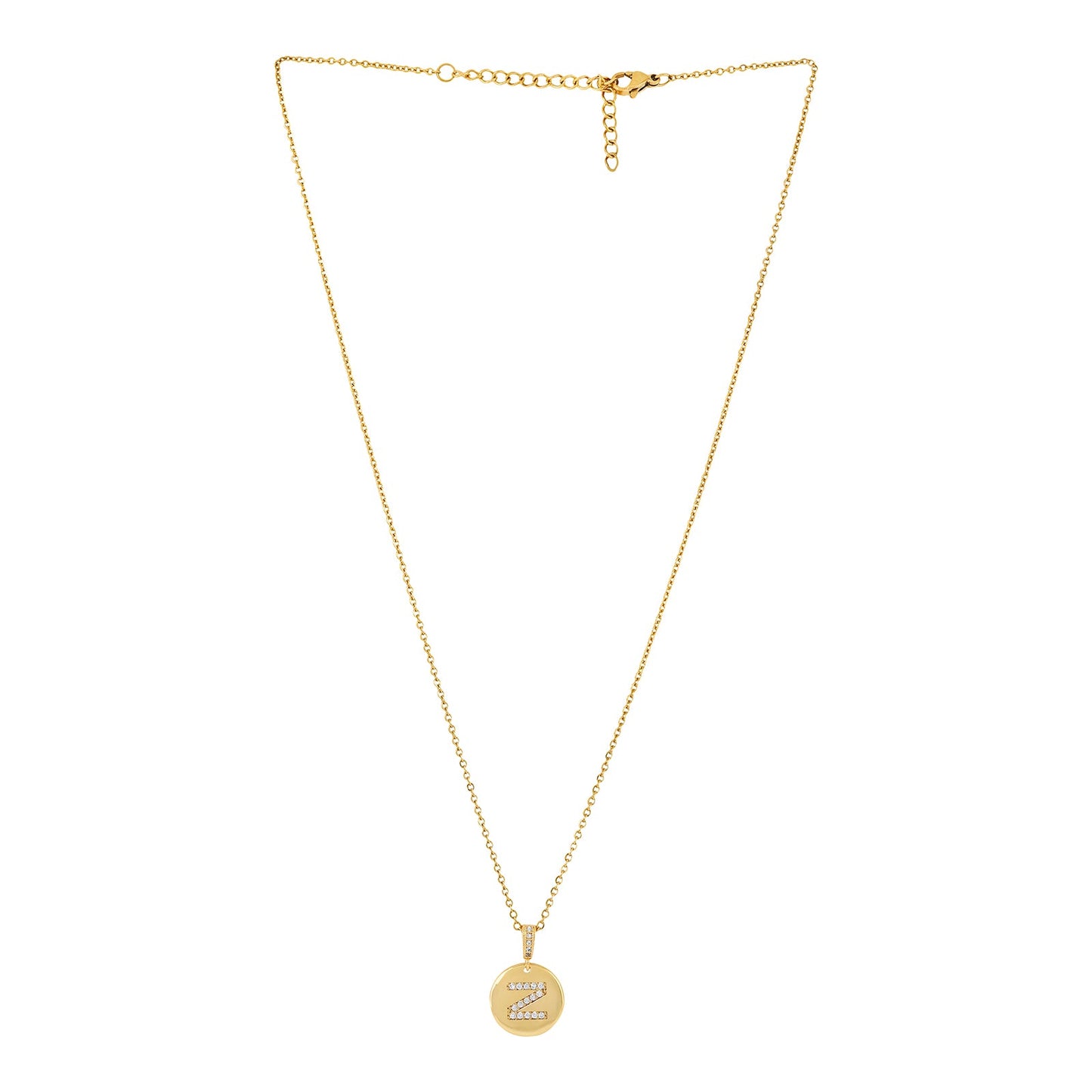 Silken Alphabet Z Necklace