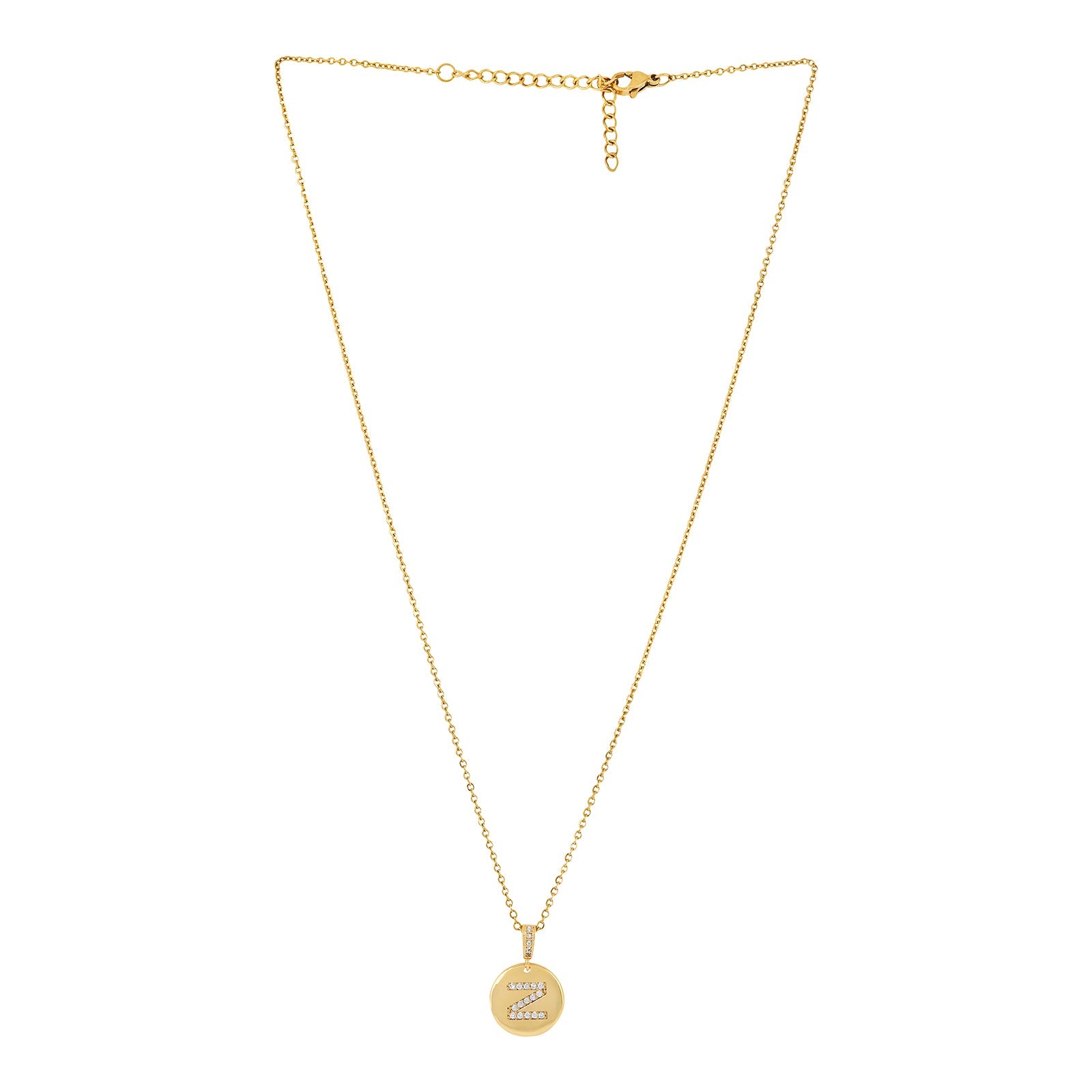 Silken Alphabet Z Necklace