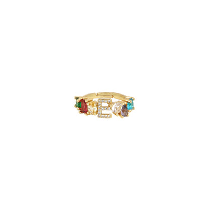 Lowe Multicolour Alphabet E Ring