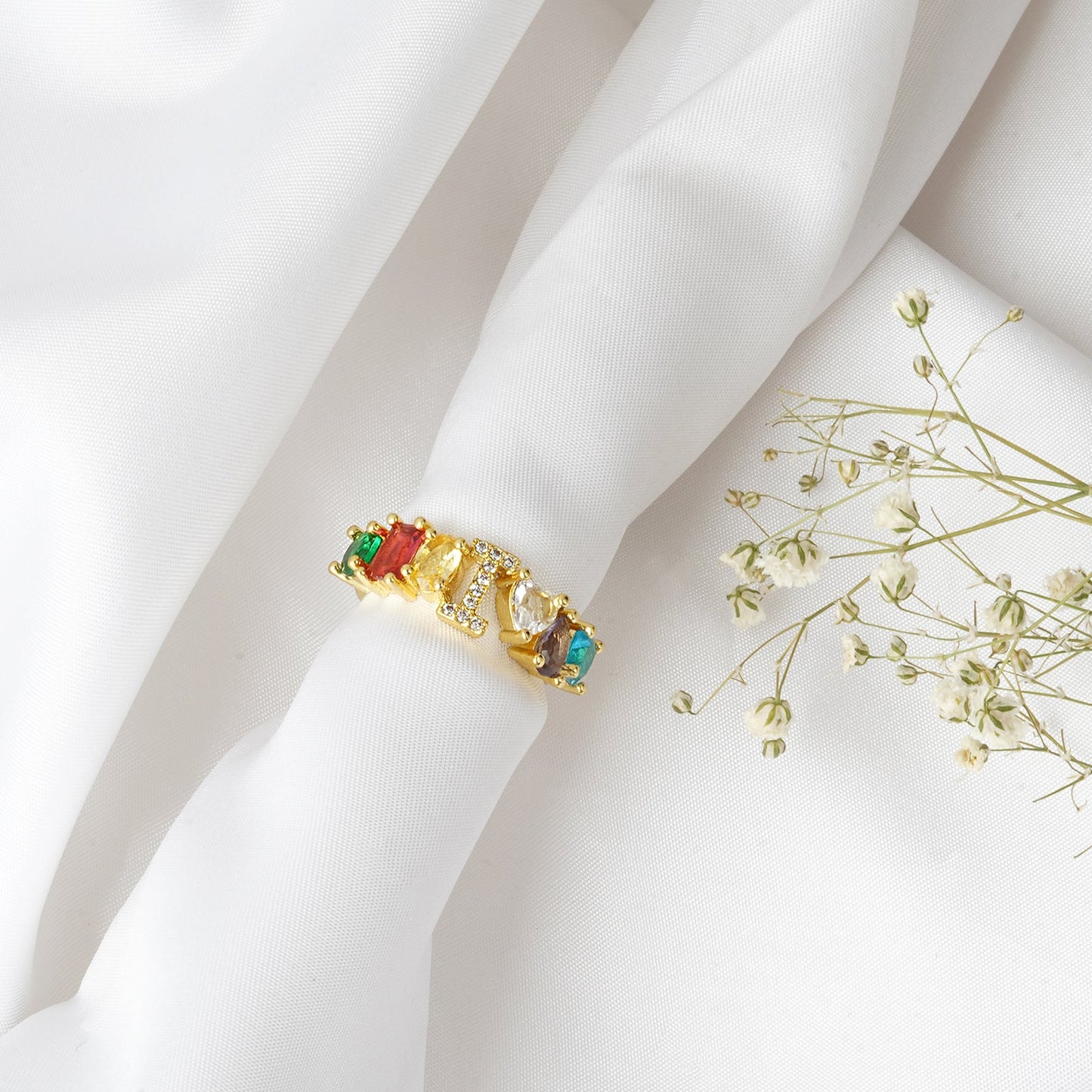 Lowe Multicolour Alphabet I Ring