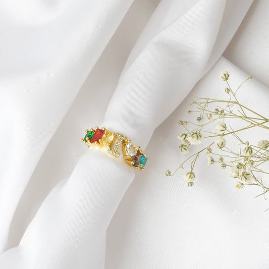 Lowe Multicolour Alphabet I Ring