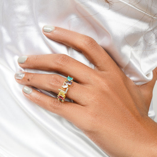 Lowe Multicolour Alphabet L Ring