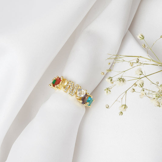 Lowe Multicolour Alphabet N Ring