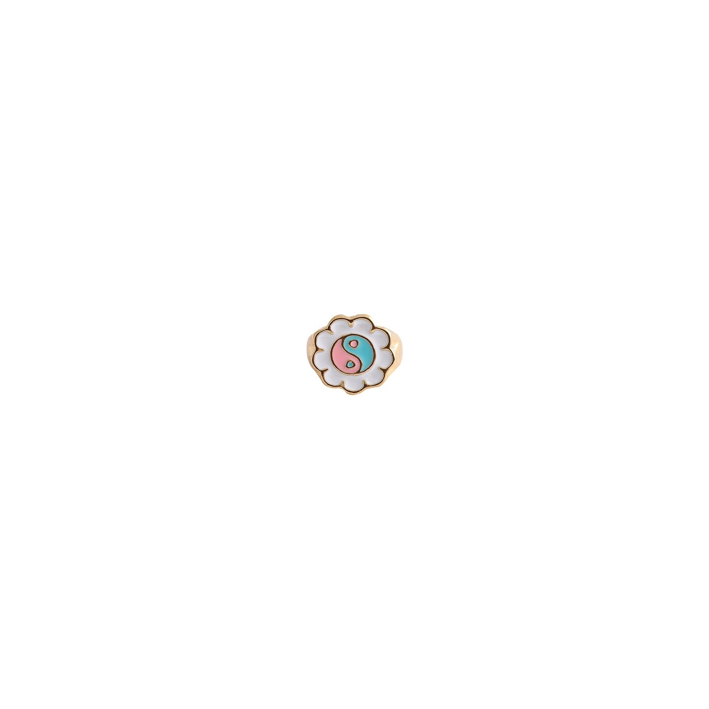 Felice Floral Colour Pop Signet Ring