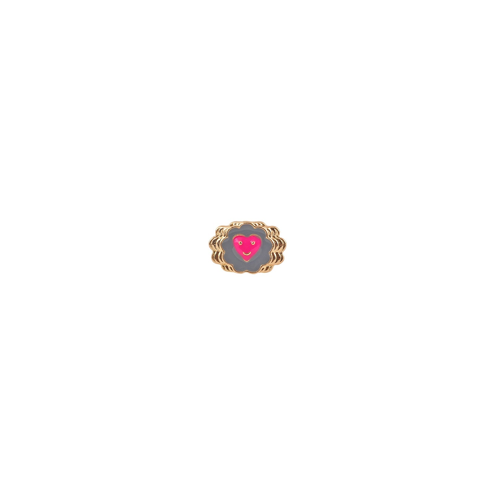 Vanilla Heart Signet Ring