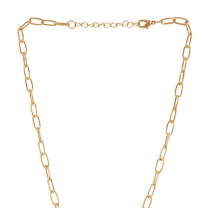 Faye Orange Heart Necklace