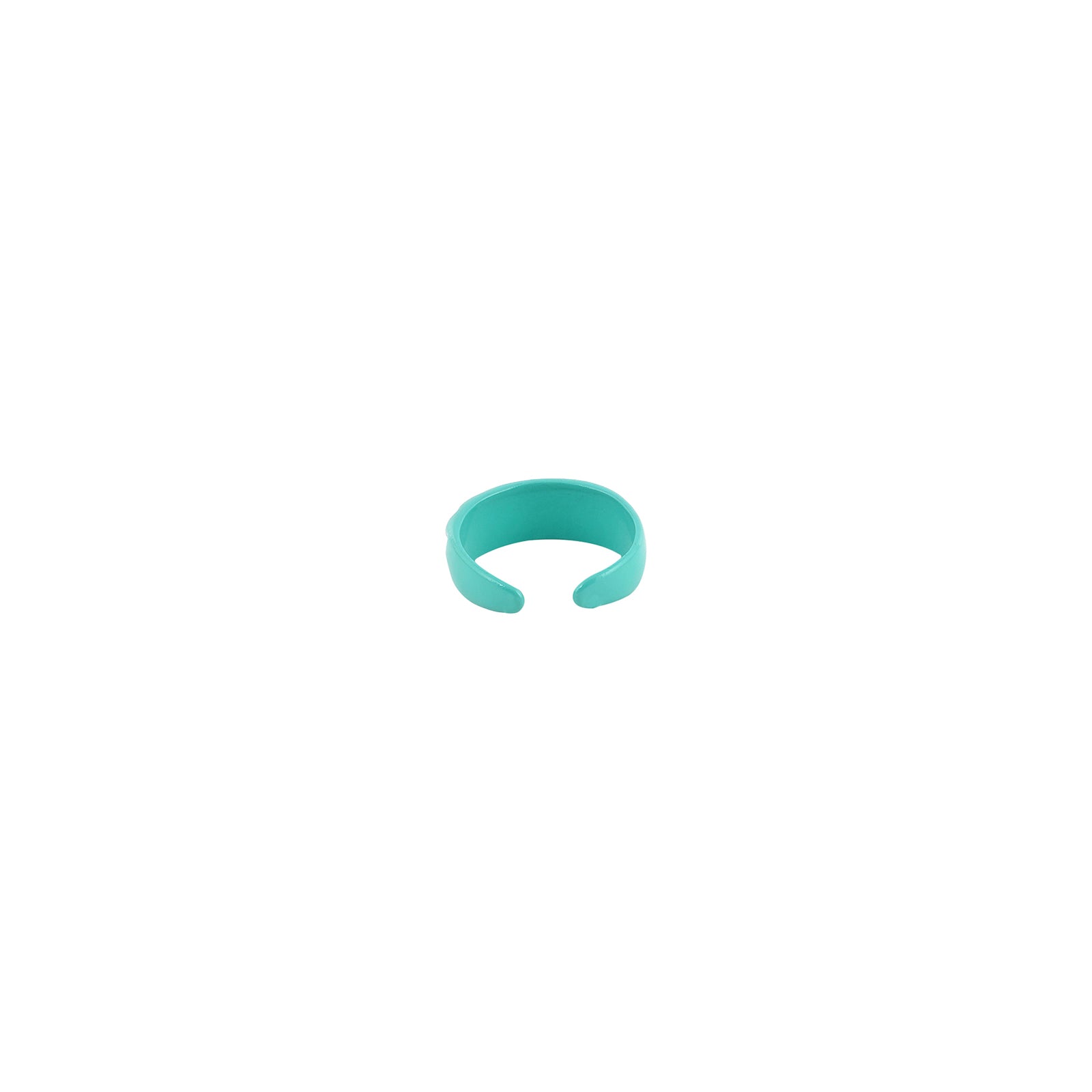Turquoise Truffle Croissant Ring