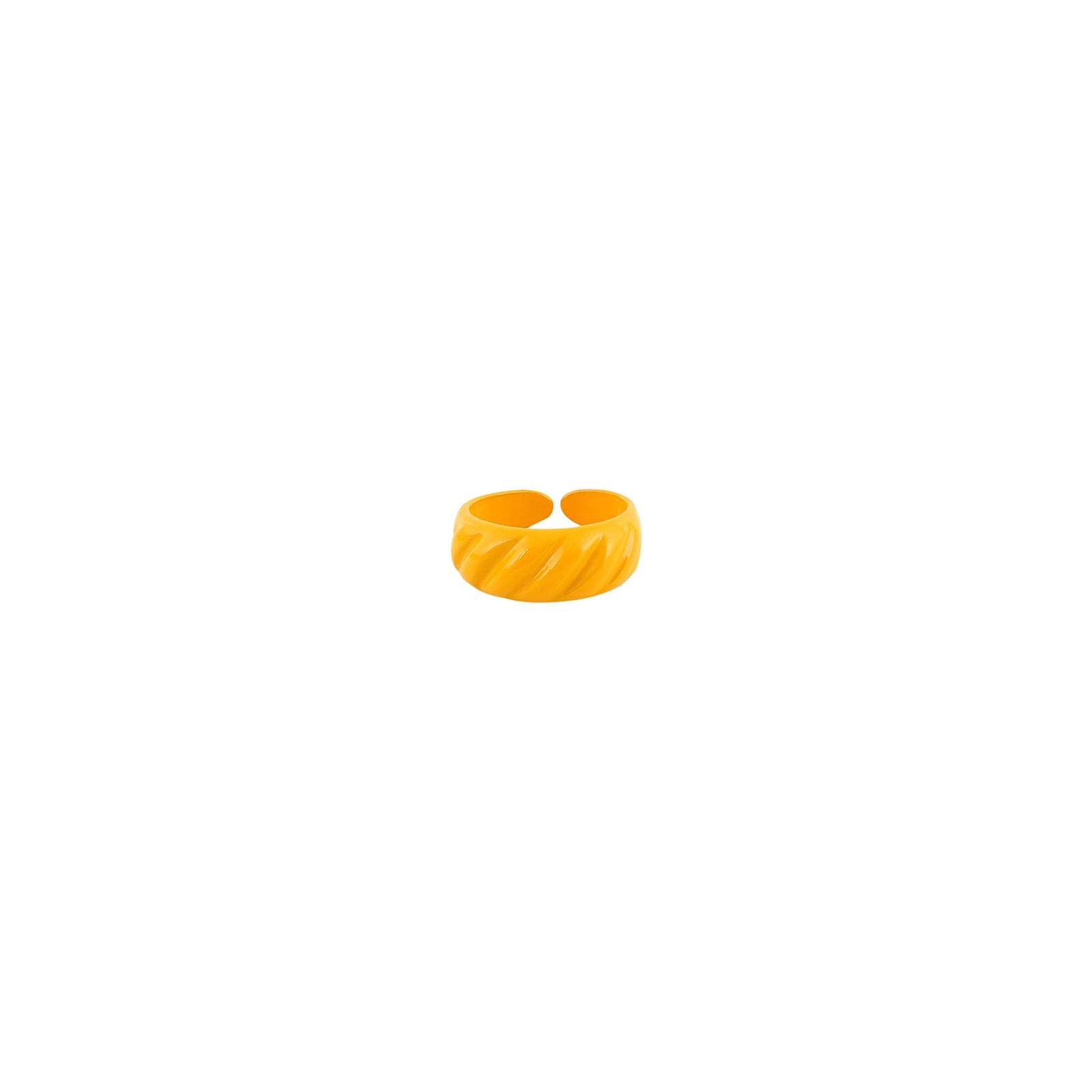 Yellow Truffle Croissant Ring