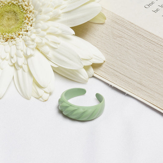 Green Truffle Croissant Ring