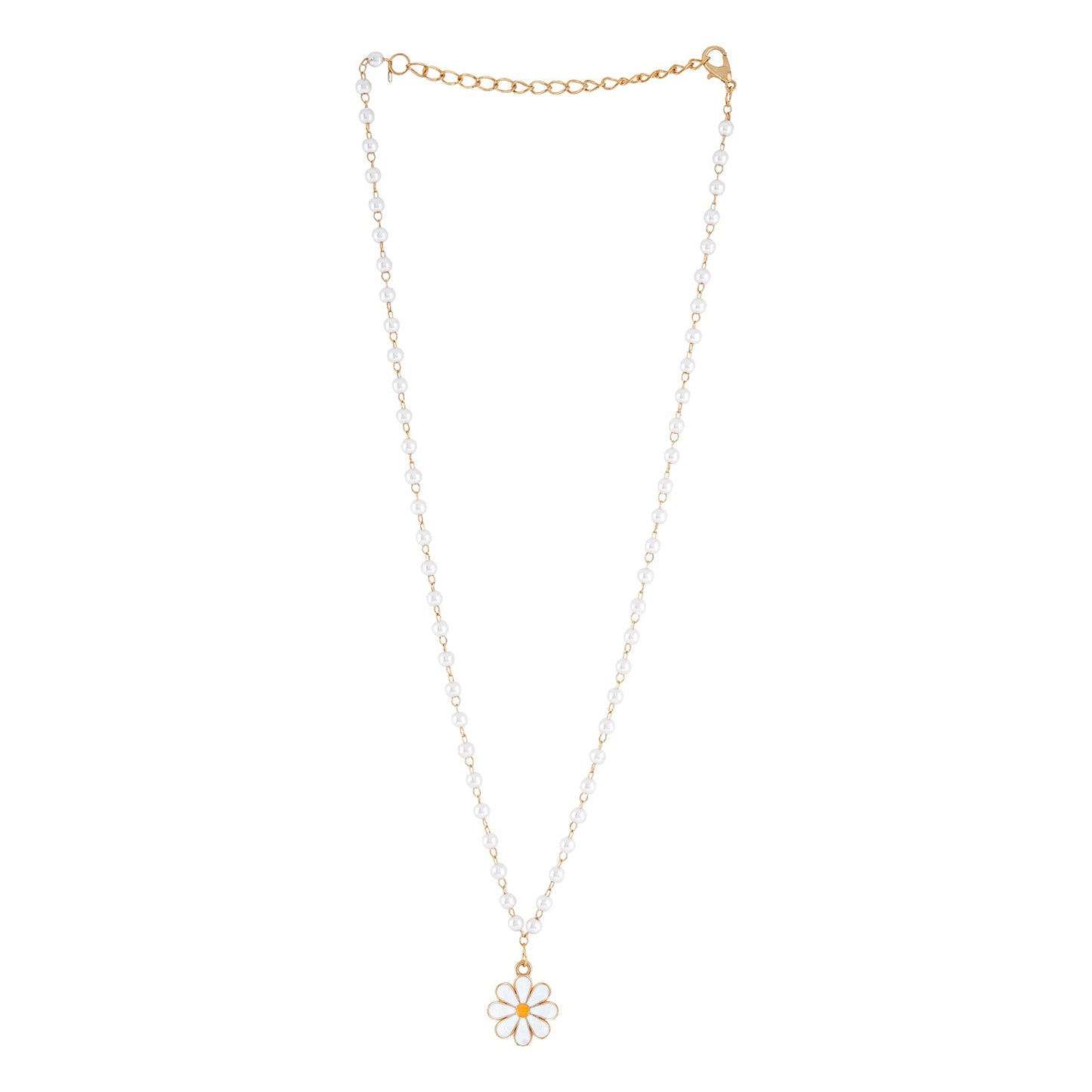 Vega Daisy Pearl Necklace