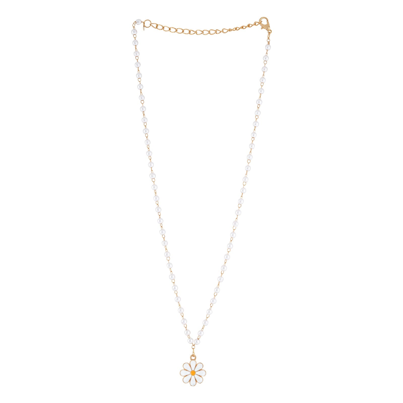 Vega Daisy Pearl Necklace
