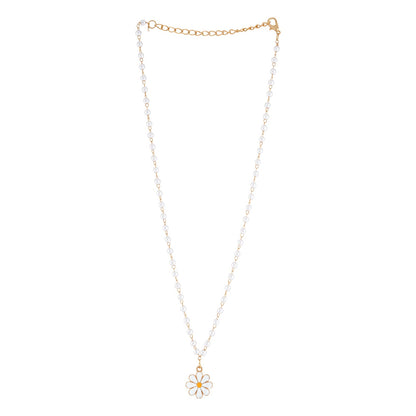 Vega Daisy Pearl Necklace