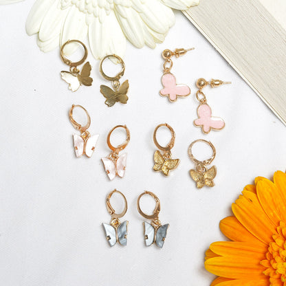 Falla Butterfly Earring Set