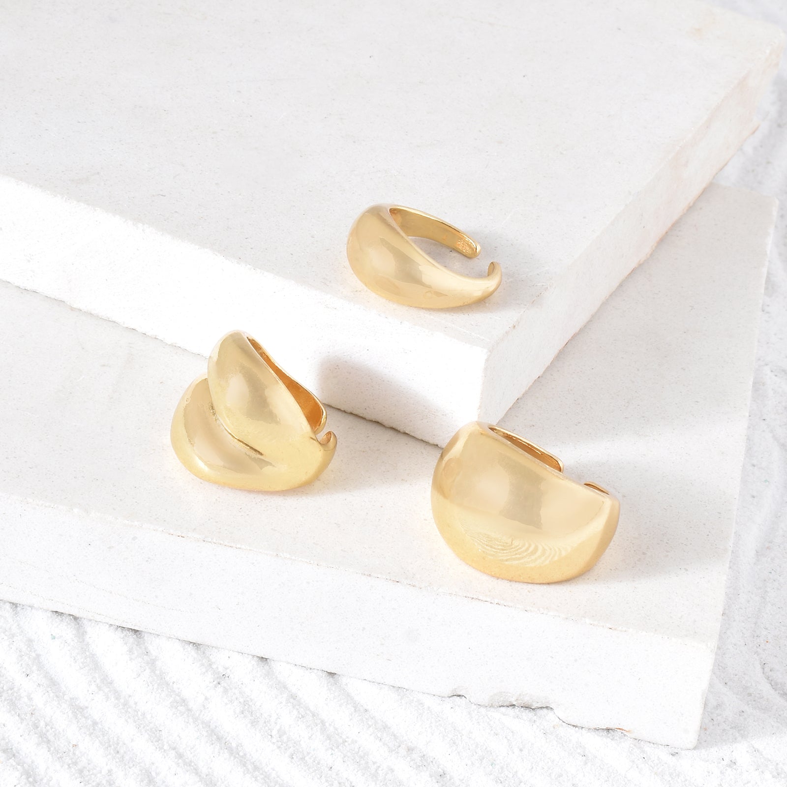 Hermione Gold Ring Set