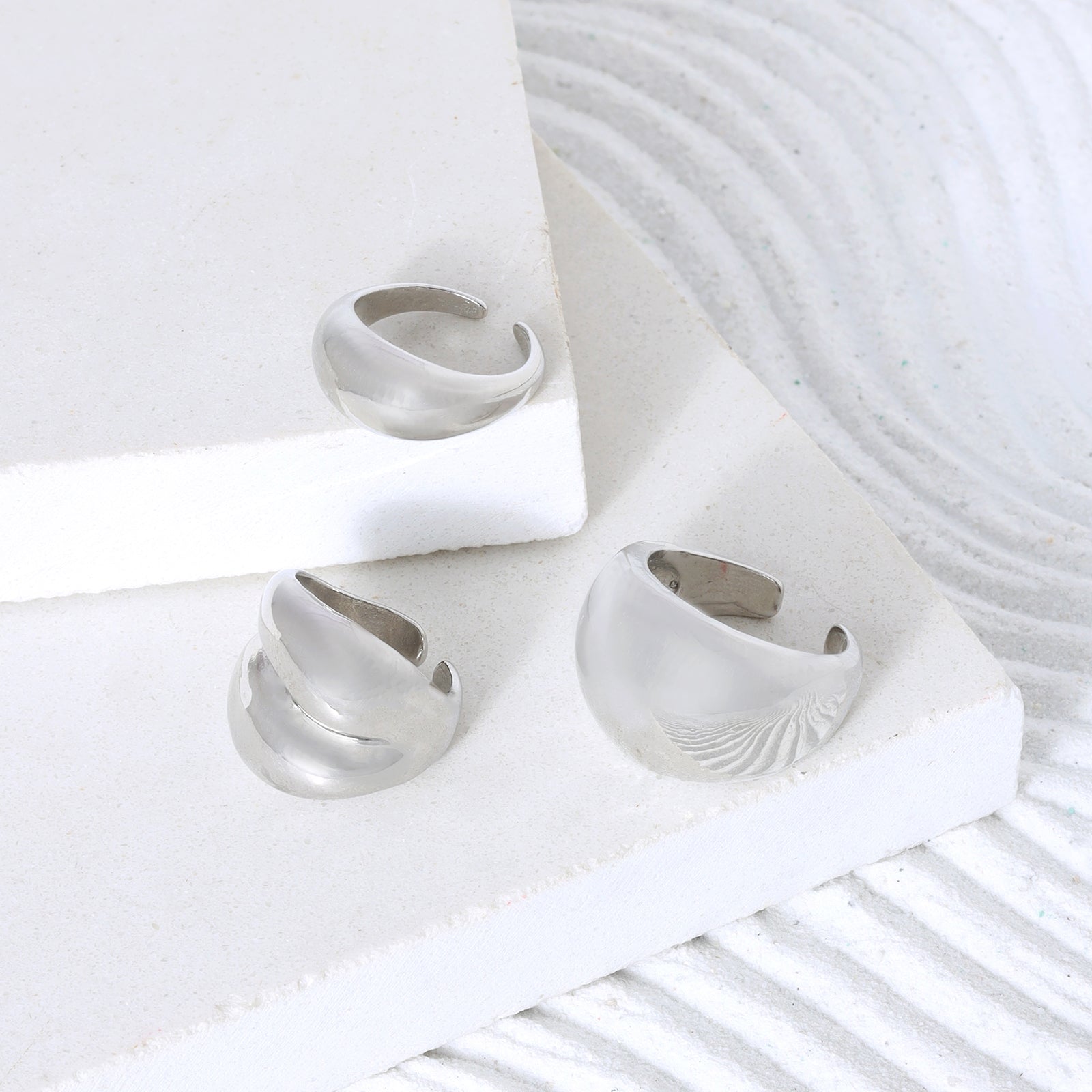 Hermione Silver Ring Set