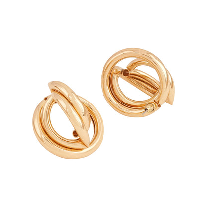 Sapphira Gold Earrings