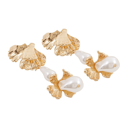 Thalassa Pearl Gold Earrings
