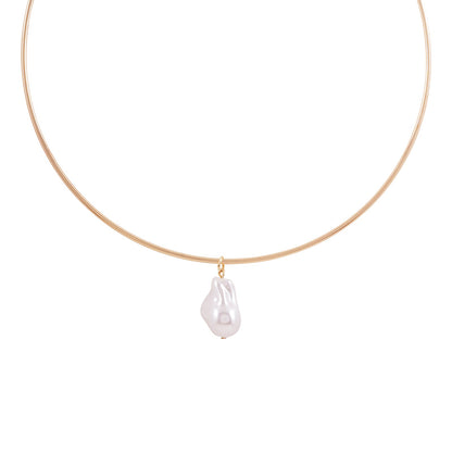 Maristela Pearl Gold Necklace