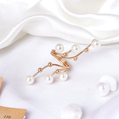 Perlita Pearl Gold Ring