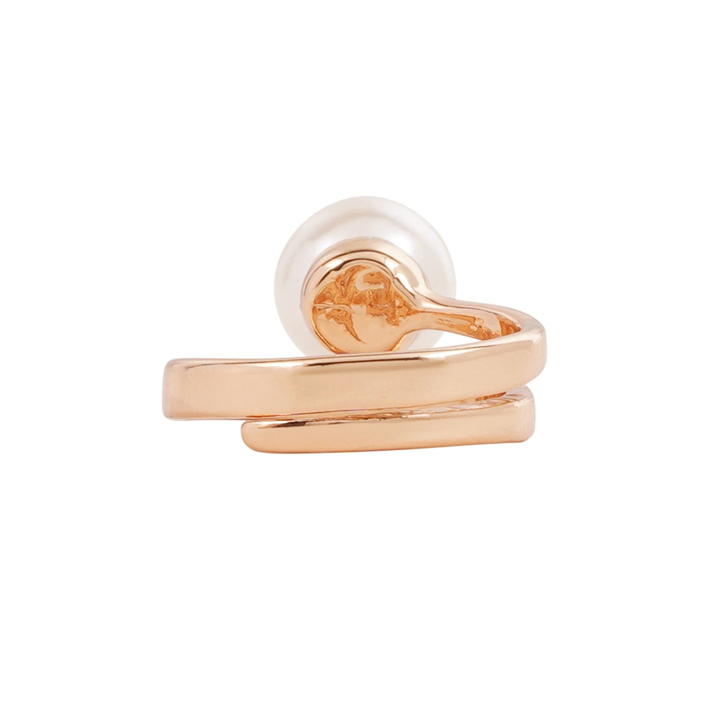 Aquamarina Pearl Gold Ring