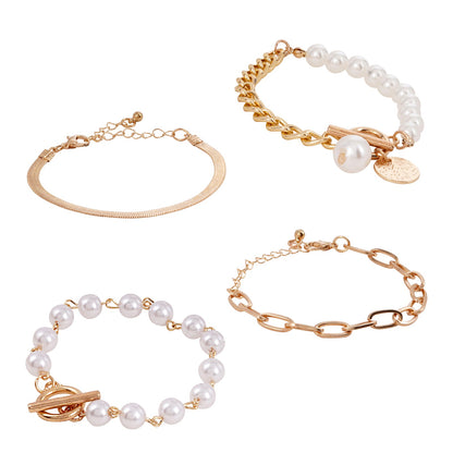 Ninetta Gold Bracelet Set