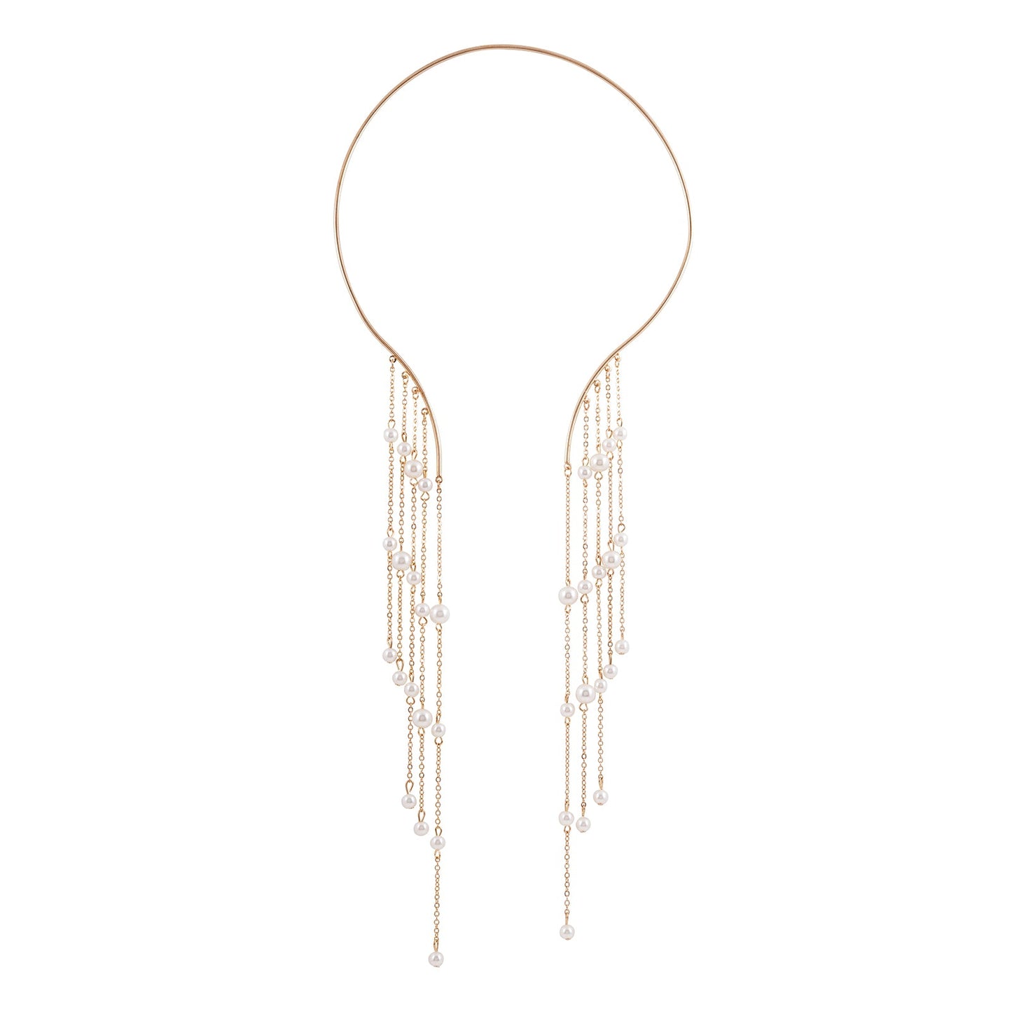 Aegle Golden Pearl Necklace