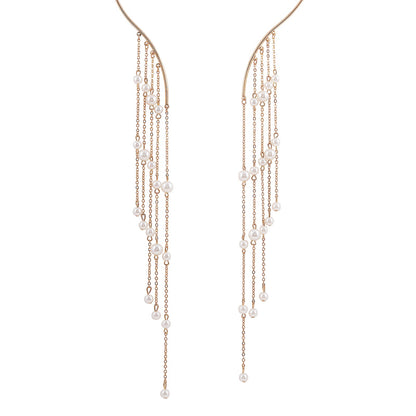 Aegle Golden Pearl Necklace