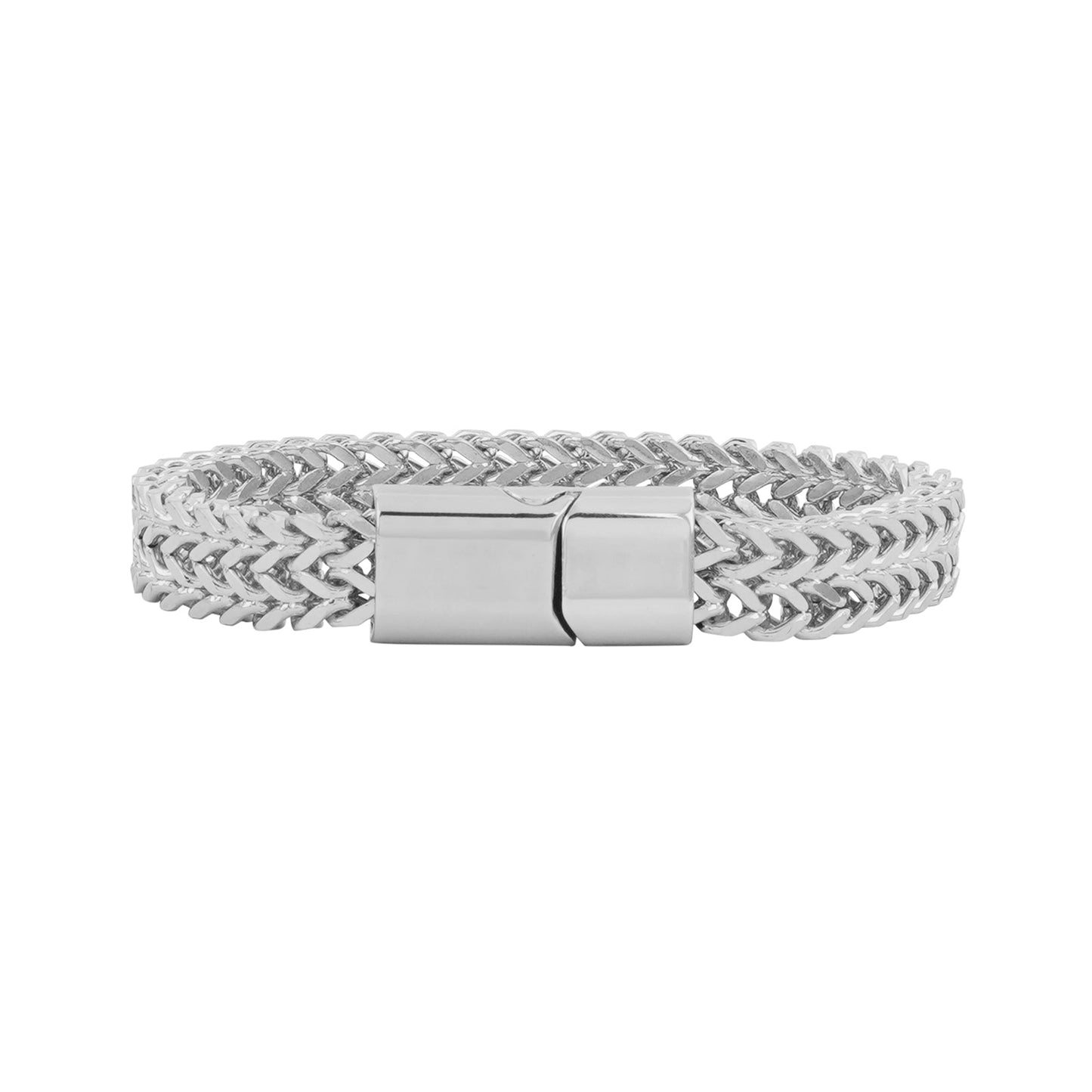 Perseus Silver Stainless Steel Chain Bracelet