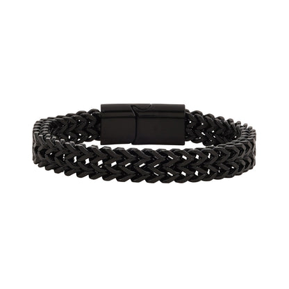 Perseus Black Stainless Steel Chain Bracelet